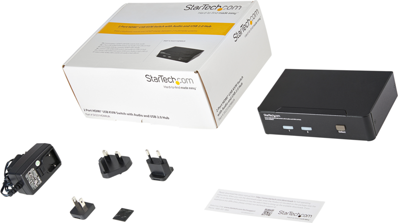 Startech SV231HDMIUA - 4x USB A Hembra, USB B, Mini Jack, 1920x1200 (4)