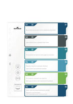 Durable 679427 tab index Blank tab index Polypropylene Multicolour