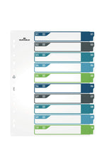 Durable 679527 tab index Blank tab index Polypropylene Multicolour