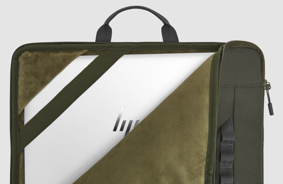 HP 15.6 Modular Laptop Sleeve 39,6 cm (15.6") Verde, Gris (8)
