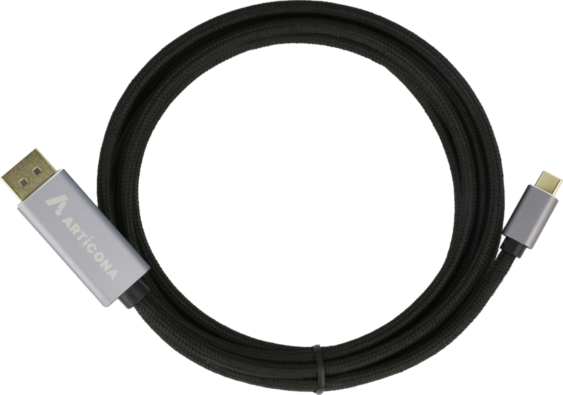 Cable USB tipo C m. - DisplayPort m. 3 m (2)