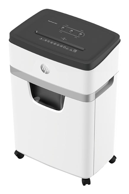 HP OneShred 18CC triturador de papel Corte en partículas 65 dB 22 cm Blanco