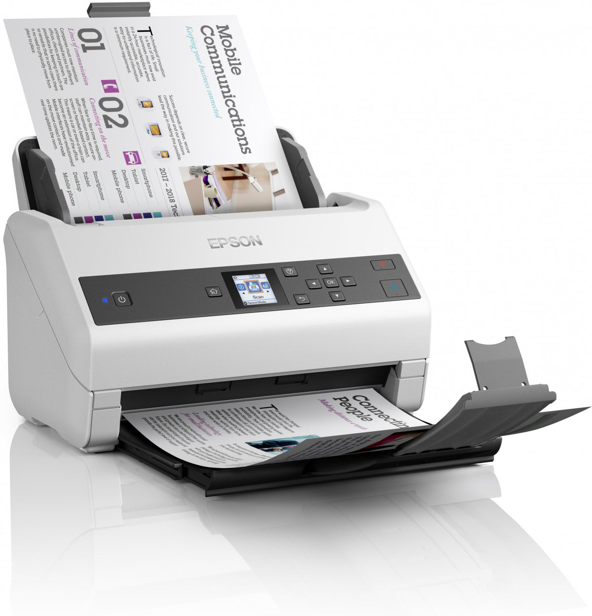Epson WorkForce DS-970 Escáner alimentado con hojas 600 x 600 DPI A3 Negro, Blanco (3)