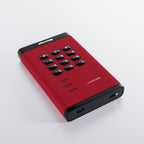 iStorage diskAshur3 HDD disco duro externo 1 TB 2.5" USB Tipo C 3.2 Gen 1 (3.1 Gen 1) Rojo (4)