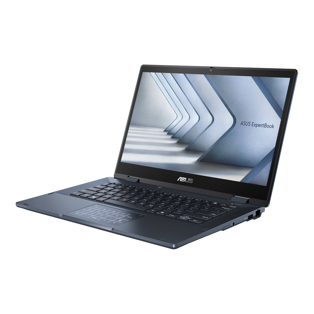 ASUS ExpertBook B3 Flip B3402FVA-EC2616X Intel Core 5 120U Híbrido (2-en-1) 35,6 cm (14") Pantalla táctil Full HD 16 GB DDR4-SDRAM 512 GB SSD Wi-Fi 6 (802.11ax) Windows 11 Pro Negro QWERTZ Alemán (4)