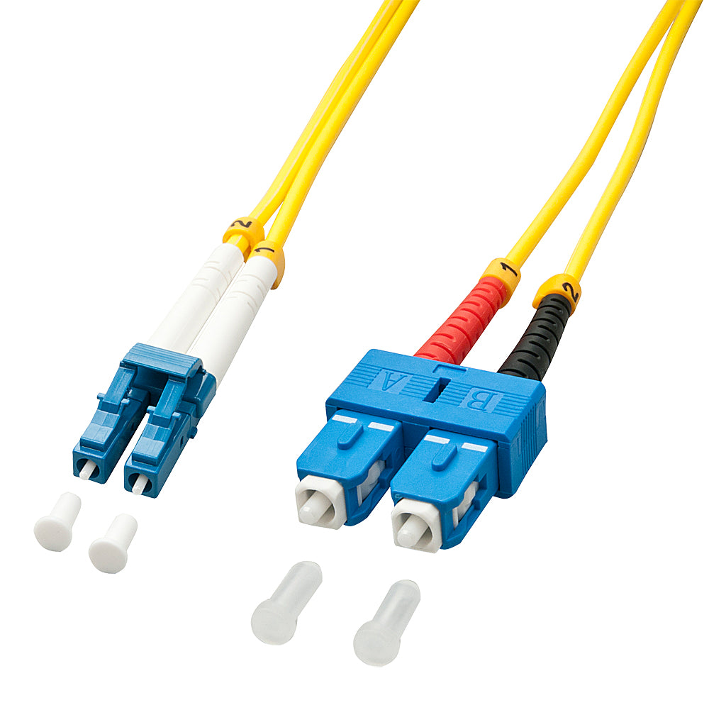 Lindy 47473 Cable de fibra óptica e InfiniBand 5 m LC ST Amarillo (2)