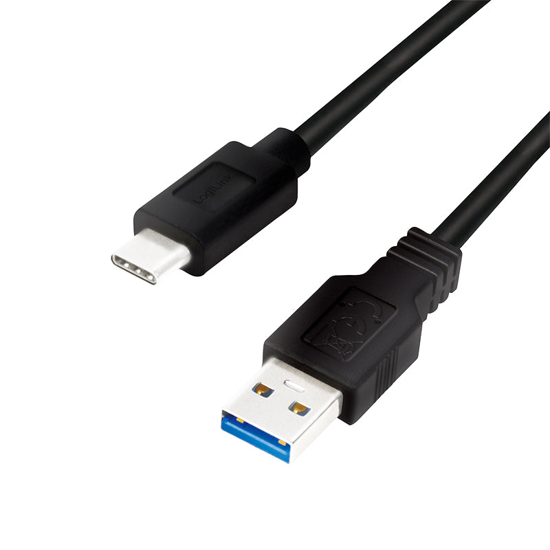 LogiLink CU0169 cable USB USB 3.2 Gen 1 (3.1 Gen 1) 1,5 m USB C USB A 5 Gbit/s Negro (2)
