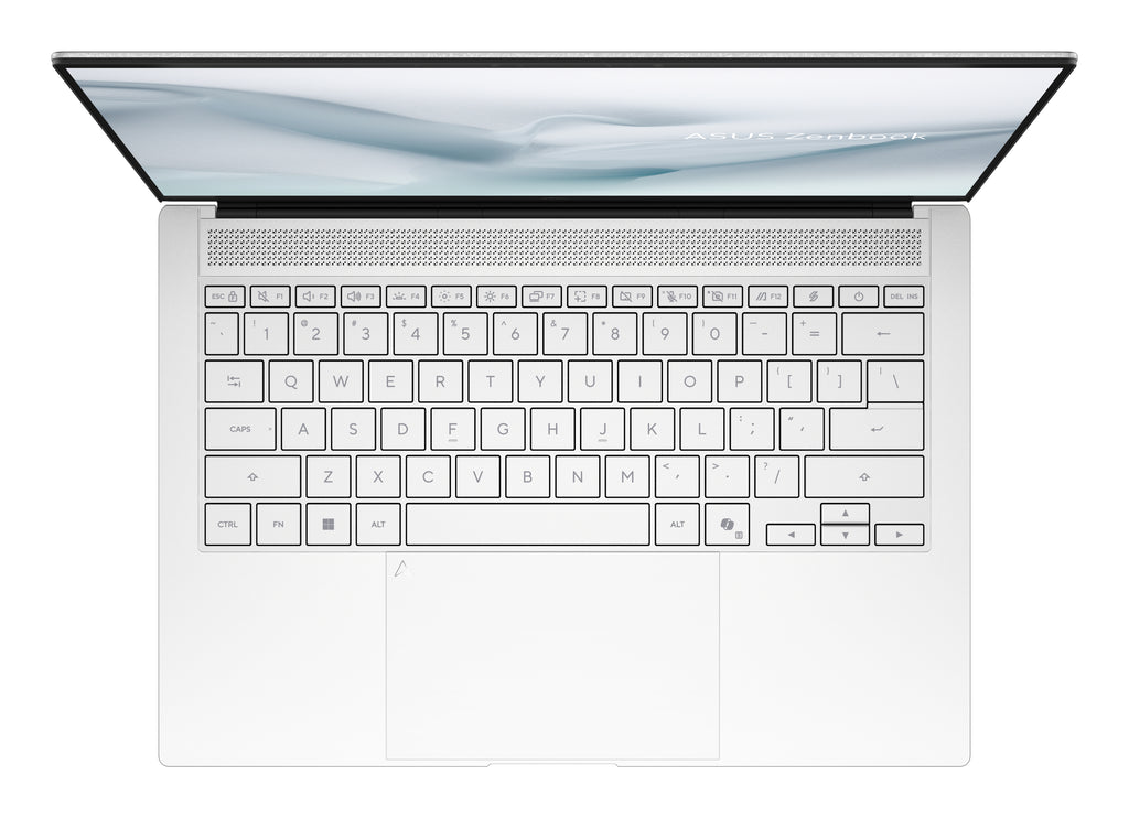 ASUS Zenbook S14 UX5406AA-SU236W Copilot+ PC Intel Core Ultra 9 386H Portátil 35,6 cm (14") Pantalla táctil 3K 32 GB LPDDR5x-SDRAM 1 TB SSD Wi-Fi 7 (802.11be) Windows 11 Home Blanco QWERTZ Alemán (5)