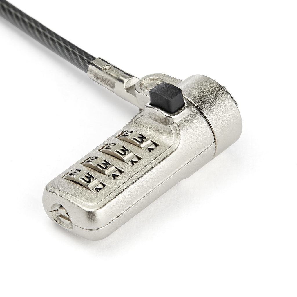 StarTech.com LTLOCKNBL cable antirrobo Negro, Plata 2,043 m