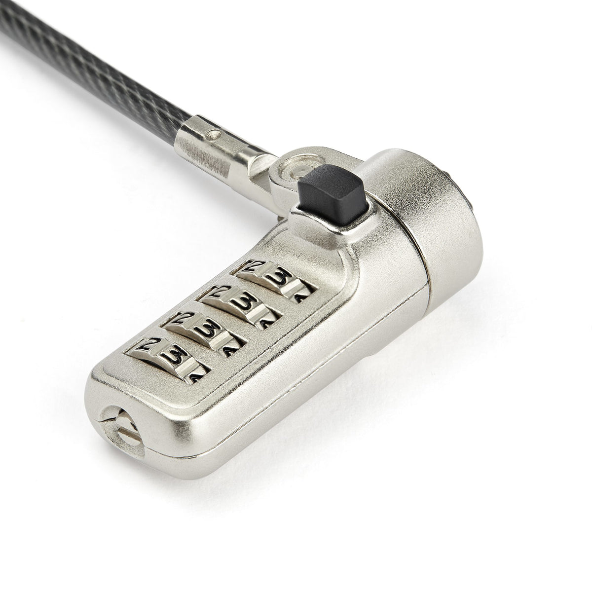 StarTech.com LTLOCKNBL cable antirrobo Negro, Plata 2,043 m