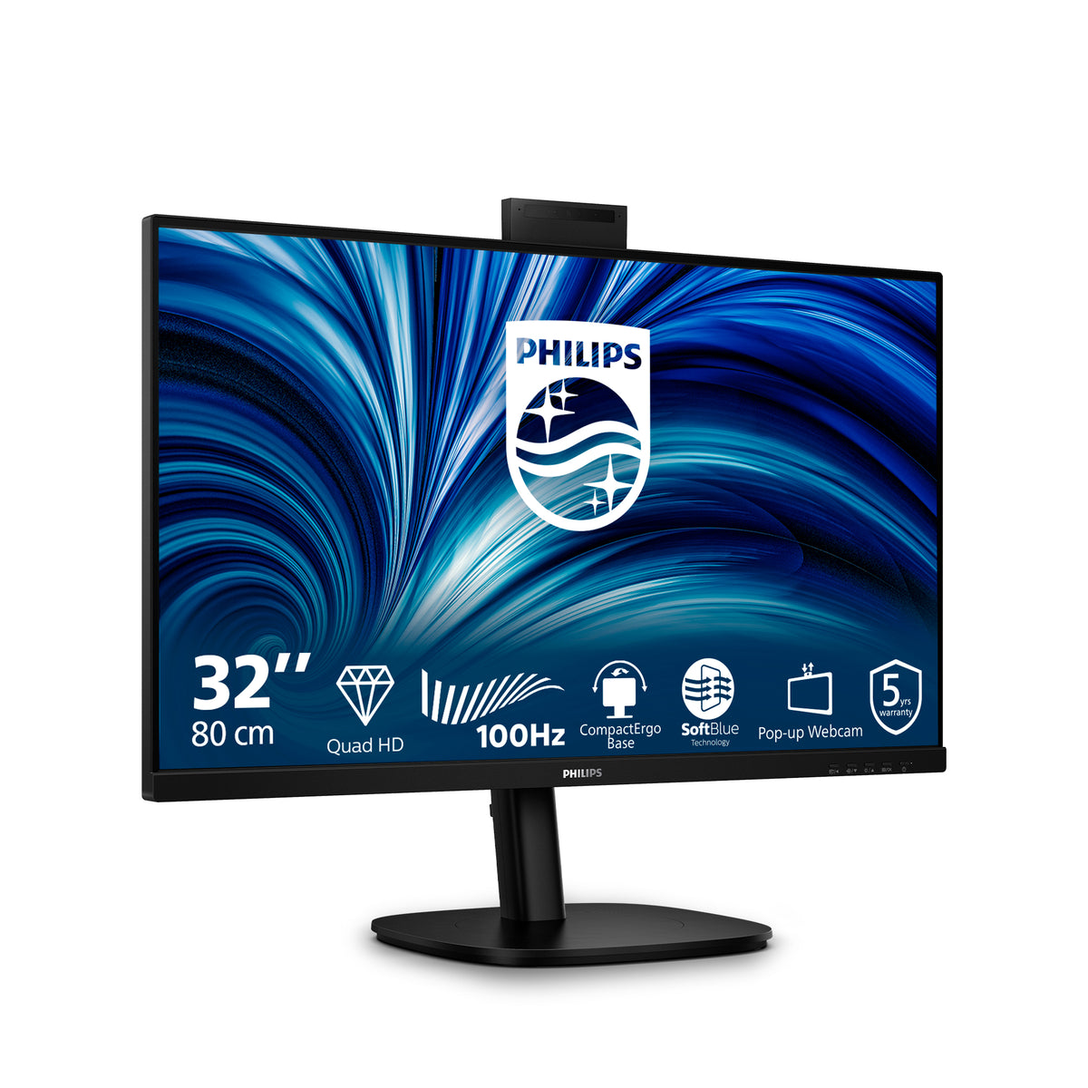 Philips 3000 series 32B2U3601H/00 pantalla para PC 80 cm (31.5") 2560 x 1440 Pixeles Quad HD LCD Negro (3)