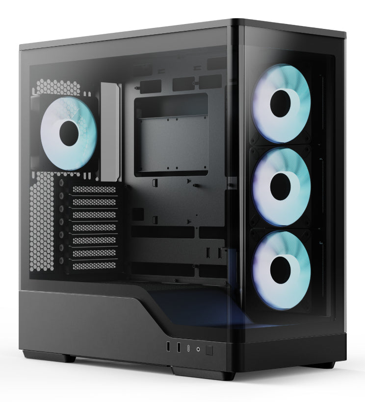 Aerocool P500A-BK Midi Tower Negro