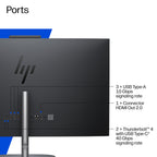 HP DS0B4EA All-in-One PC/workstation Copilot+ PC Intel Core Ultra 5 325 68.6 cm (27") 2560 x 1440 pixels 24 GB DDR5-SDRAM 1 TB SSD Windows 11 Home Wi-Fi 7 (802.11be) Black, Grey (5)