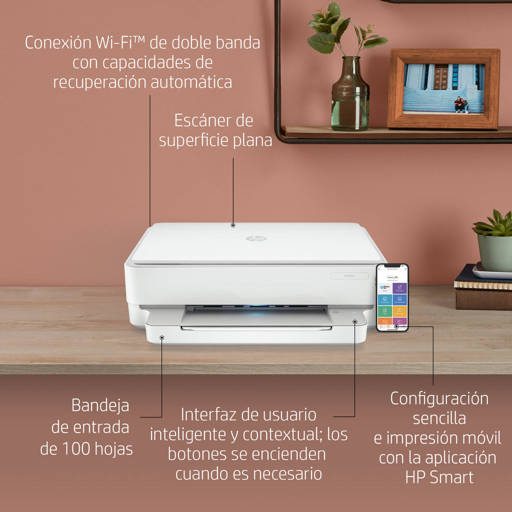 HP ENVY 6022 All-in-One Printer Inyección de tinta térmica A4 4800 x 1200 DPI 10 ppm Wifi (5)