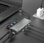 j5create JCD397 Alámbrico USB 3.2 Gen 1 (3.1 Gen 1) Type-C Gris