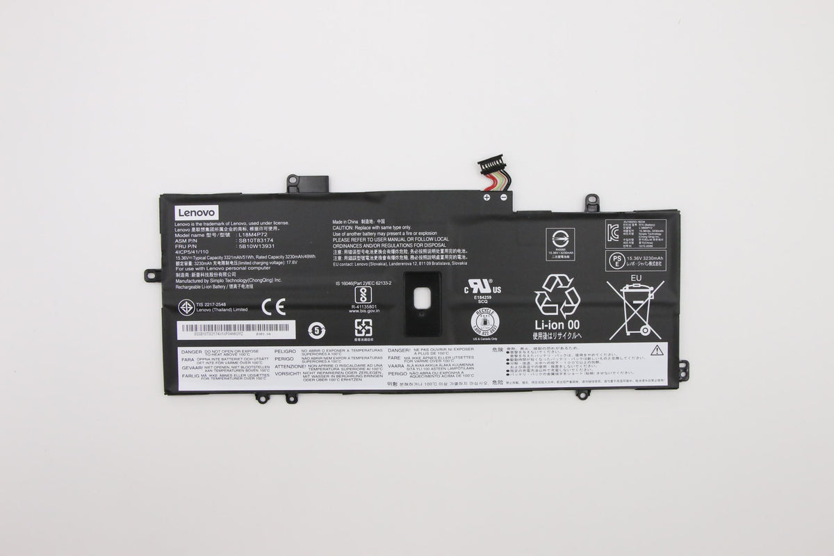Lenovo 5B10W13931 refacción para laptop Batería – Reacondicionado (2)