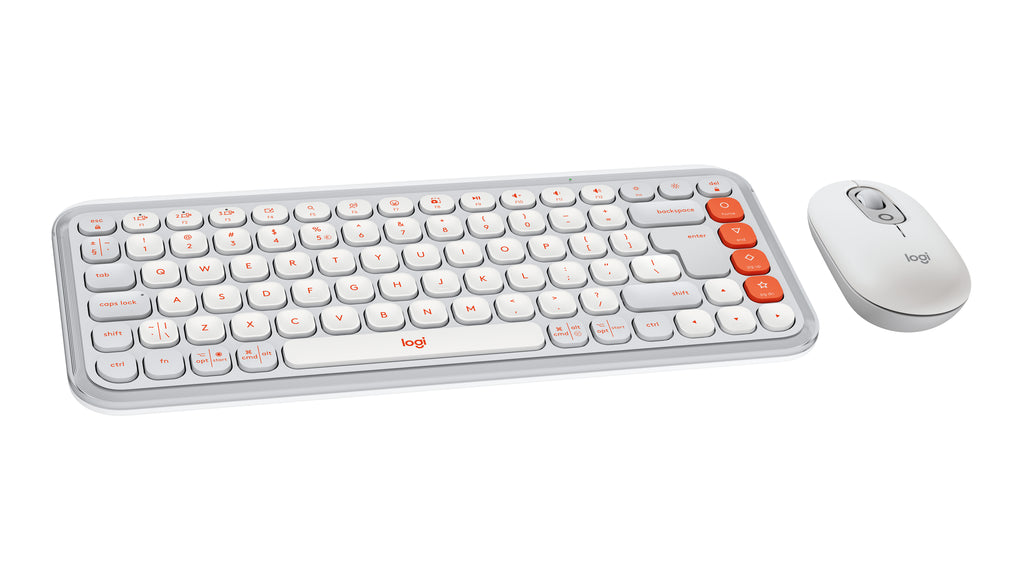 Logitech Pop Icon Combo teclado Ratón incluido Universal Bluetooth QWERTY Internacional de EE.UU. Blanco (4)