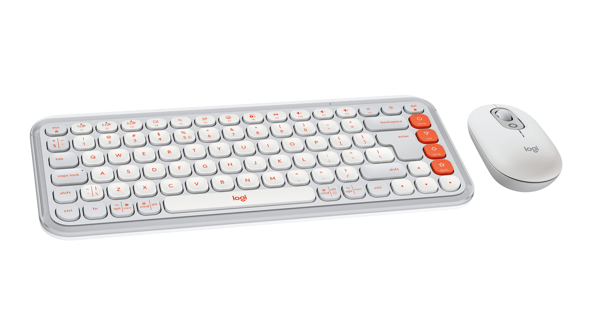 Logitech Pop Icon Combo teclado Ratón incluido Universal Bluetooth QWERTY Internacional de EE.UU. Blanco (4)