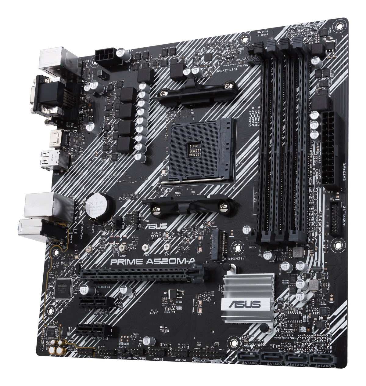 ASUS PRIME A520M-A II/CSM AMD A520 Zócalo AM4 micro ATX (7)