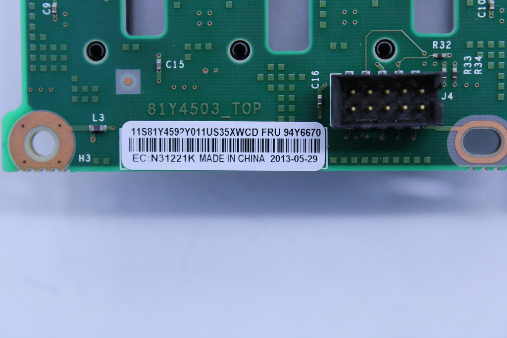 IBM 8X 2.5IN HS SAS HDD BACKPLANE 69Y0650-RFB – Reacondicionado