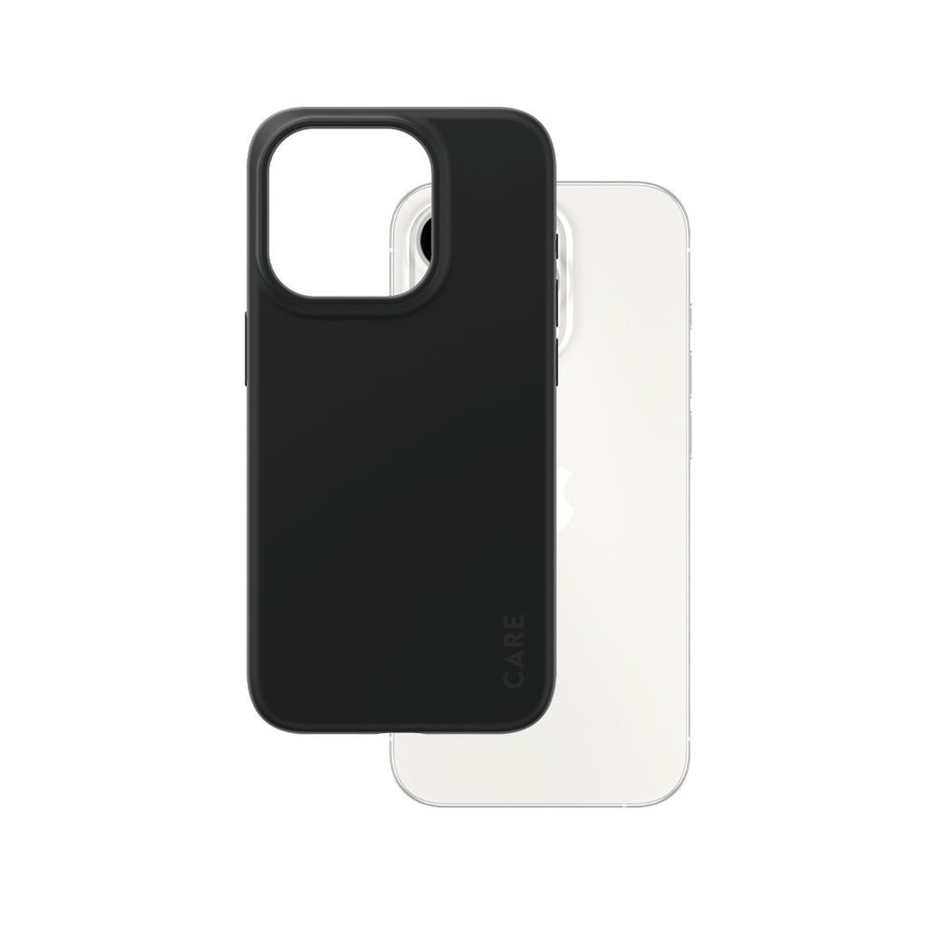 PanzerGlass CARE™ by ® Case Black iPhone 15 Pro funda para teléfono móvil Negro