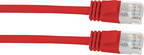 Cable patch RJ45 U/UTP Cat6a 0,5 m rojo (2)