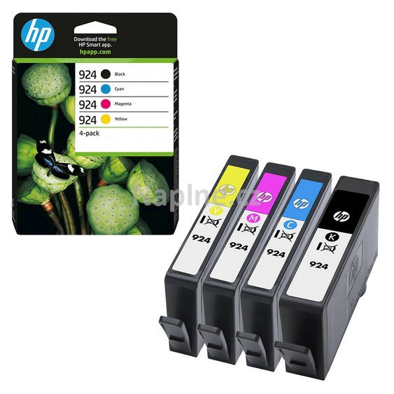 HP 924 Cmyk tinta original 6C3Z1NE#LS3 (4)