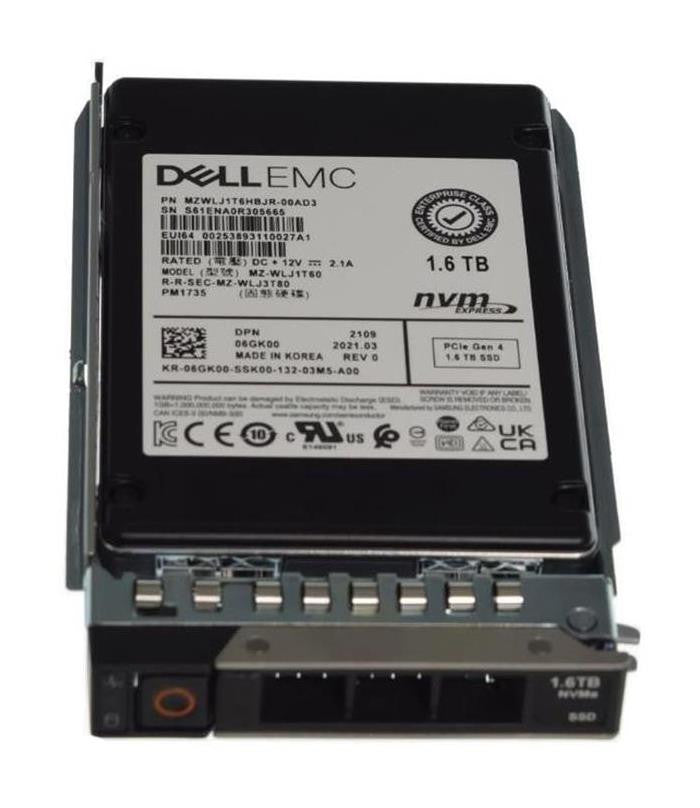Dell 1.6TB NVMe U.2 SSD 6GK00-RFB – Reacondicionado (2)