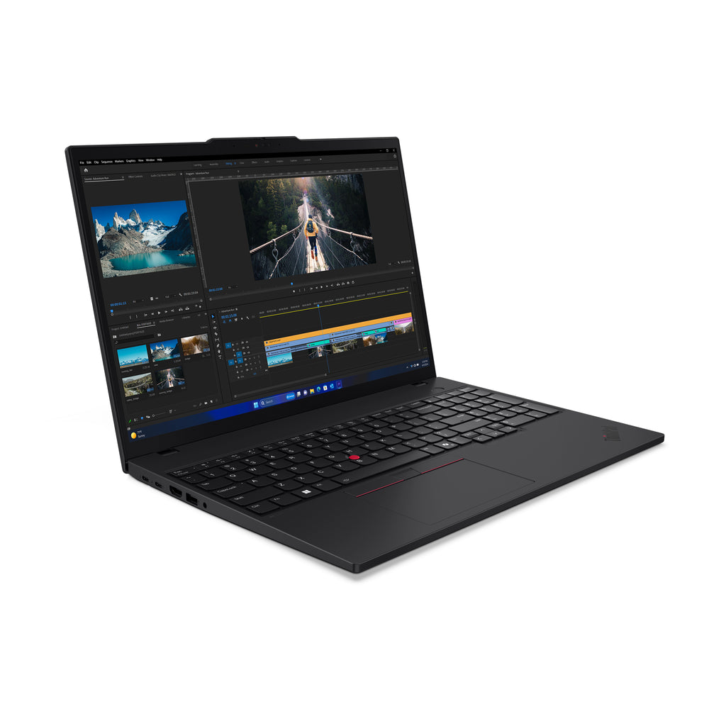 Lenovo ThinkPad T16 Gen 3 Intel Core Ultra 5 125U Portátil 40,6 cm (16") Pantalla táctil WUXGA 16 GB DDR5-SDRAM 512 GB SSD Wi-Fi 6E (802.11ax) Windows 11 Pro Negro Inglés del Reino Unido (7)
