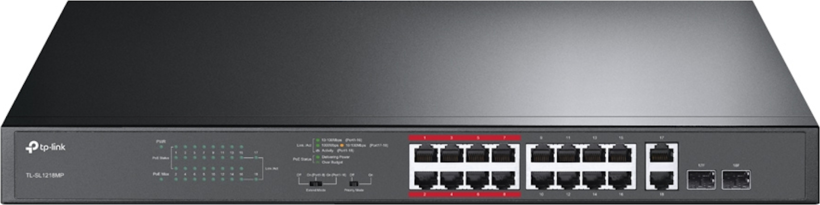 Switch PoE TP-LINK TL-SL1218MP 16 puer. (2)