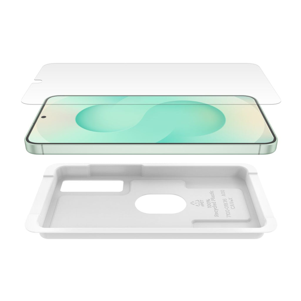 Protector de pantalla para teléfono móvil - tratado - cristal - para Samsung Galaxy S25+
