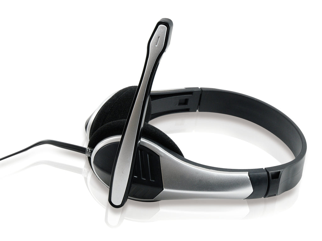 Conceptronic CCHATSTAR2_V2 Auriculares Alámbrico Diadema Oficina/Centro de llamadas Negro, Plata (3)