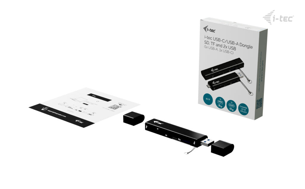 i-tec CADONGLEUSBSD hub de interfaz USB 3.2 Gen 1