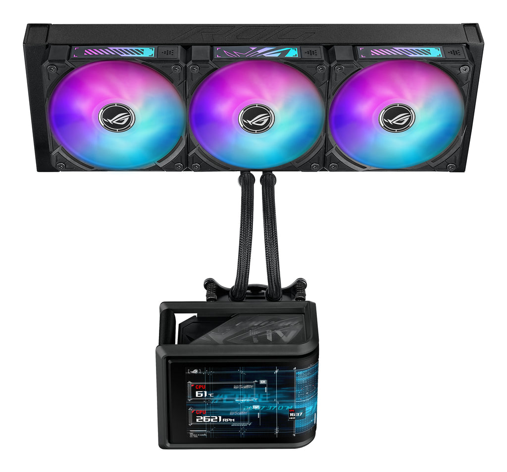 ASUS ROG Ryuo IV SLC 360 ARGB Procesador Sistema de refrigeración líquida todo en uno 12 cm Negro (8)