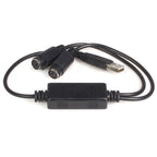 StarTech.com USBPS2PC cable ps/2 0,435 m Negro (2)