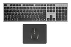 Tacens 6ZENITHES teclado Ratón incluido Hogar / Oficina RF inalámbrico QWERTY Español Gris (2)