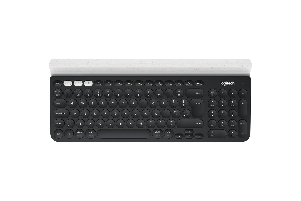 Logitech K780 teclado Universal RF Wireless + Bluetooth QWERTZ Suizo Blanco (2)