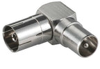 Microconnect COAXADAPTERA cambiador de género para cable Coax Plata (2)