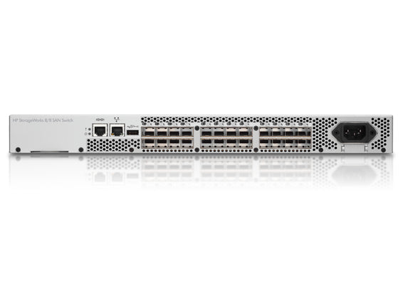 HP StoreFabric 8/8 Base Gestionado 1U Plata – Reacondicionado (3)