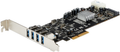 Startech PEXUSB3S44V - Hub Interno, Adaptador USB, PCIe x4, USB 3.0 x 4
