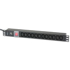 Techly 023776 base múltiple 2 m 12 salidas AC Interior Negro (2)