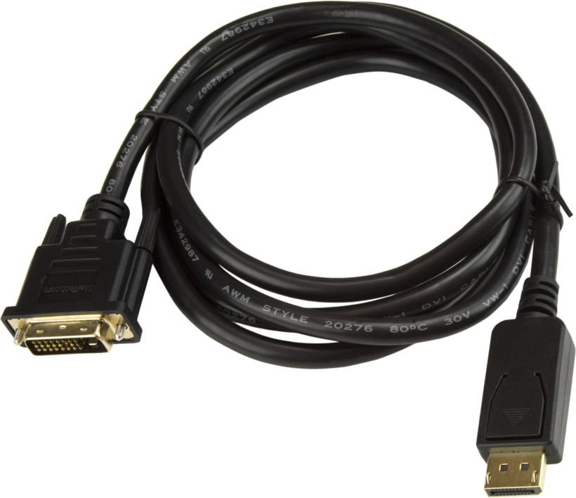 Startech DP2DVI2MM6 - Conversor, Mini DP Macho, DVI-D Macho, Hasta 1920x1200 (2)