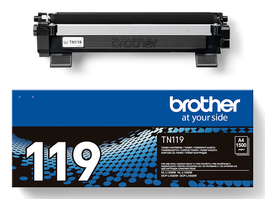 Brother TN-119 cartucho de tóner 1 pieza(s) Original Negro (3)