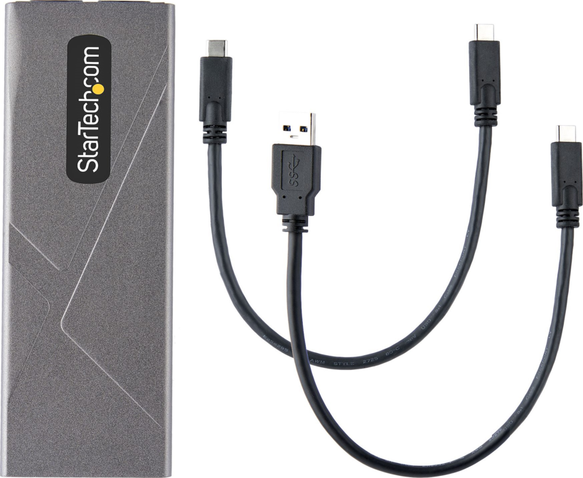 Startech - Works w/ Thunderbolt 3 (M2-USB-C-NVME-SATA), Caja de almacenamiento