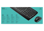 Logitech MK330 teclado Ratón incluido Oficina USB QWERTY Internacional de EE.UU. Negro (7)