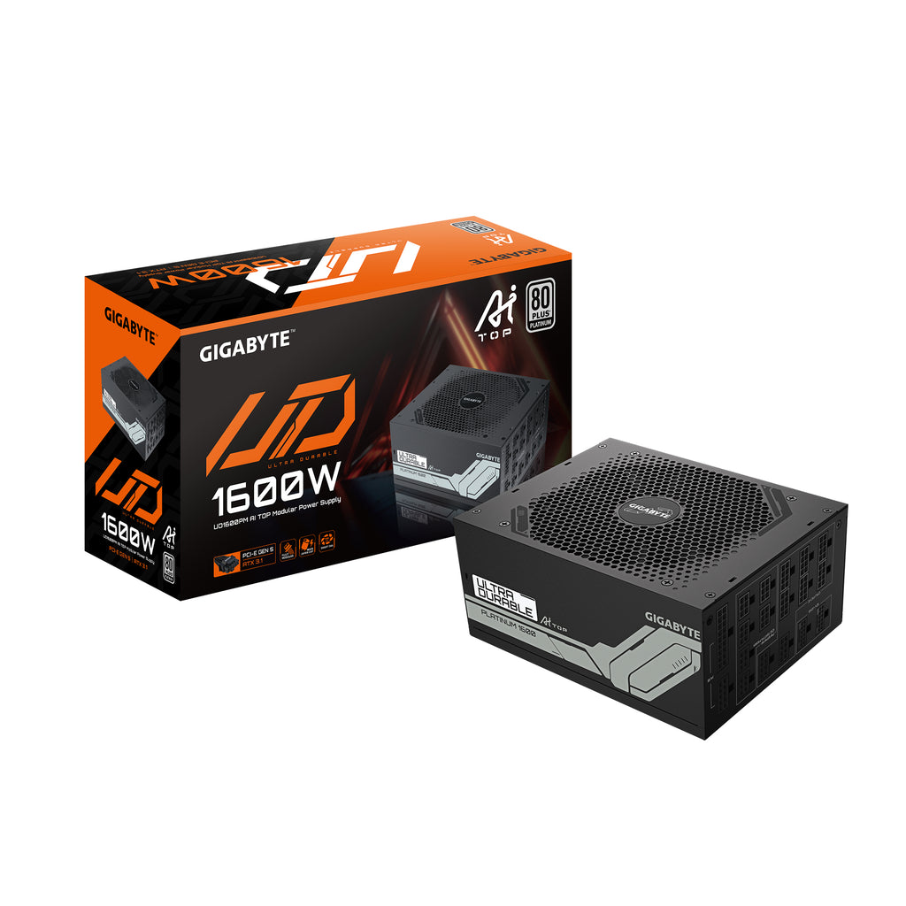 GIGABYTE UD1600PM PG5 AI TOP unidad de fuente de alimentación 1600 W 20+4 pin ATX ATX Negro (2)