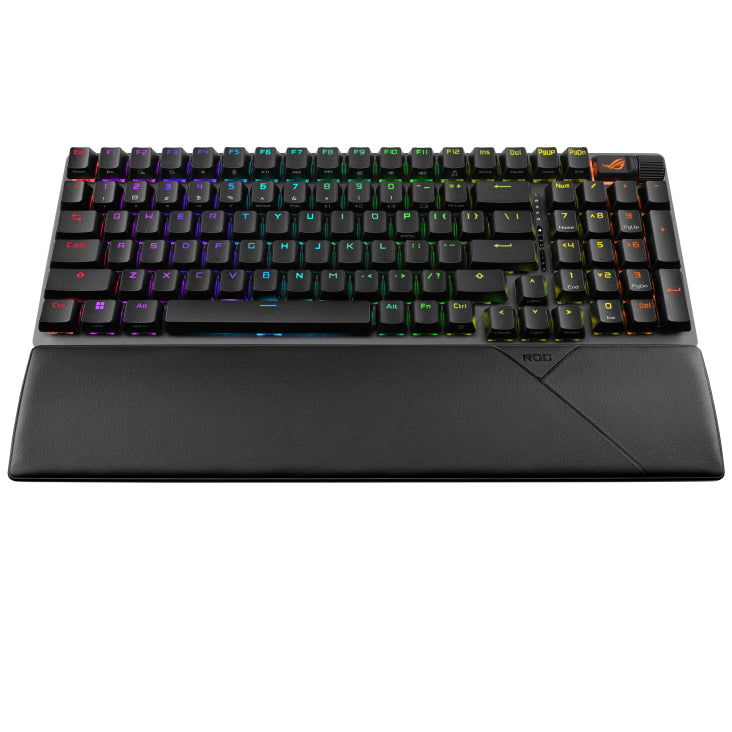 ASUS ROG Strix Scope II 96 Wireless teclado Juego USB + RF Wireless + Bluetooth AZERTY Francés Negro (4)