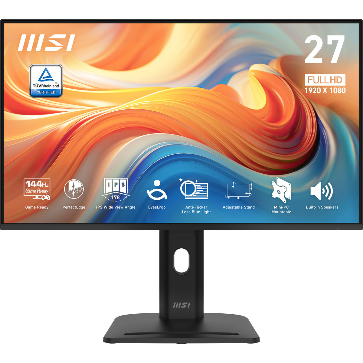 MSI Pro MP275PGDE E14 pantalla para PC 68,6 cm (27") 1920 x 1080 Pixeles Full HD LCD Negro (2)