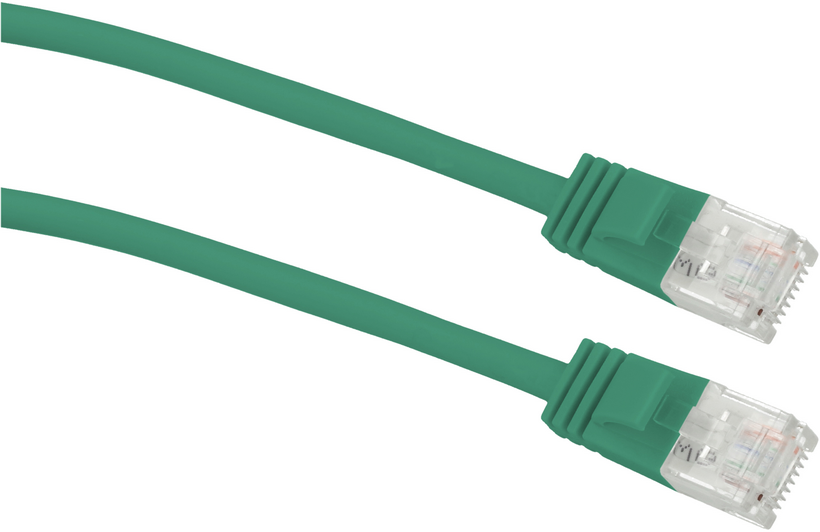 Cable patch RJ45 U/UTP Cat6a 2 m verde (4)