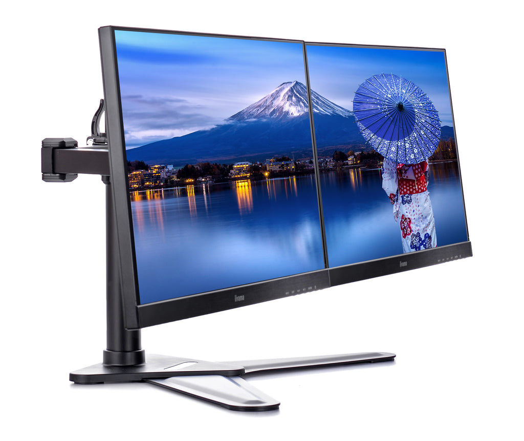 iiyama DS1002D-B1 soporte para monitor 81,3 cm (32") Escritorio Negro (2)